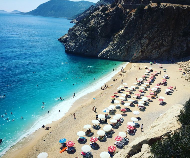 Kaputaş beach between Kaş and Kalkan — Kackar Tour DMC